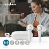 CUFFIA AURICOLARE BLUETOOTH NEDIS HPBT5055WT - CUSTODIA DI RICARICA - MICROFONO INCORPORATO - SUPPORTO PER IL CONTROLLO VOCALE - BIANCO